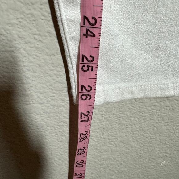 Veronica Beard Womens Size 25/0 Kate Skinny High Rise Jeans White Cotton Blend - Picture 14 of 15